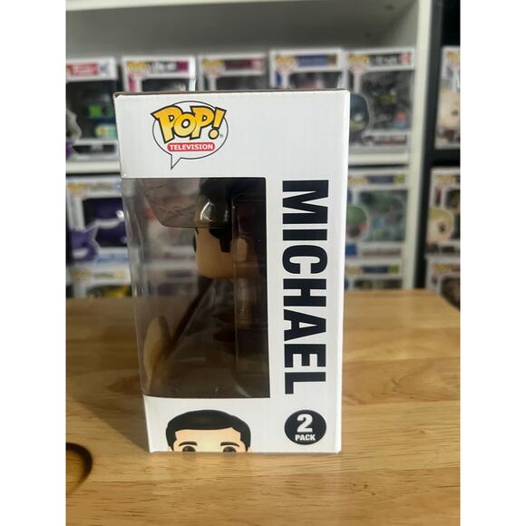 VAULTED Toby vs. Michael The Office Funko Pop 2-Pack Television Scott Flenderson - Picture 4 of 6